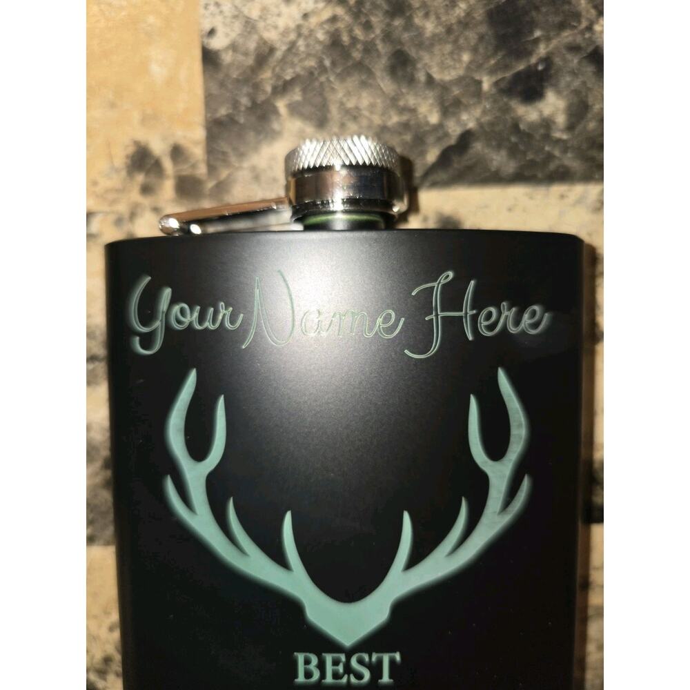 Groomsman Flask Customizable Add Your Name And We'll Fill Your Order. - Picture 4 of 5